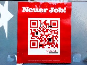 Plakat Neuer Job