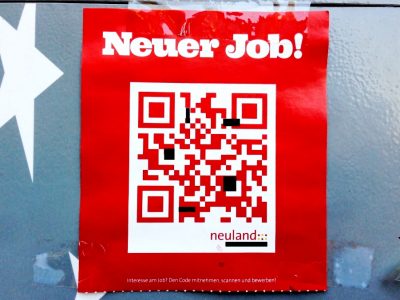 Plakat Neuer Job