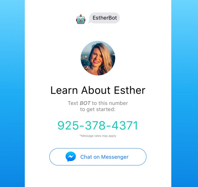 Chatbot als kreativer Lebenslauf