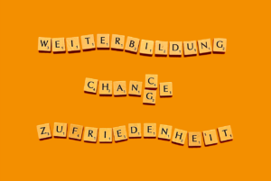 Scrabble zu Weiterbildung