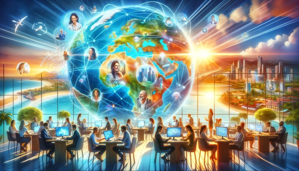 In diesem Beitrag geht es um die globalisierte Arbeitswelt (in 2024) und welche Trends, aber auch Skills in Zukunft gefragt sein werden
