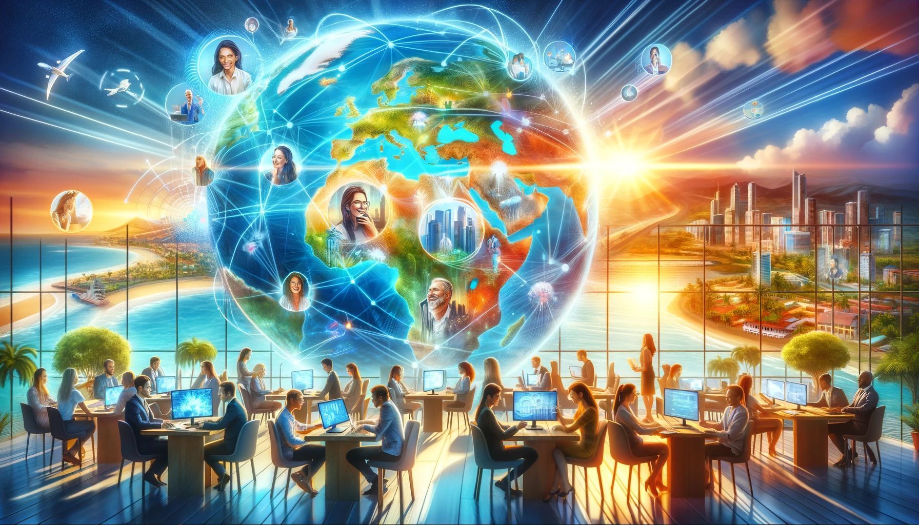 In diesem Beitrag geht es um die globalisierte Arbeitswelt (in 2024) und welche Trends, aber auch Skills in Zukunft gefragt sein werden
